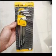 kunci L bintang set hasston prohex T10-T50 long hex star