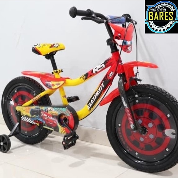 Sepeda BMX Anak 12 / 16 / 18 Element Disney Pixar Cars 1.0