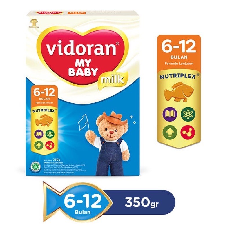 Susu Vidoran My Baby 6-12 Bulan 350gr