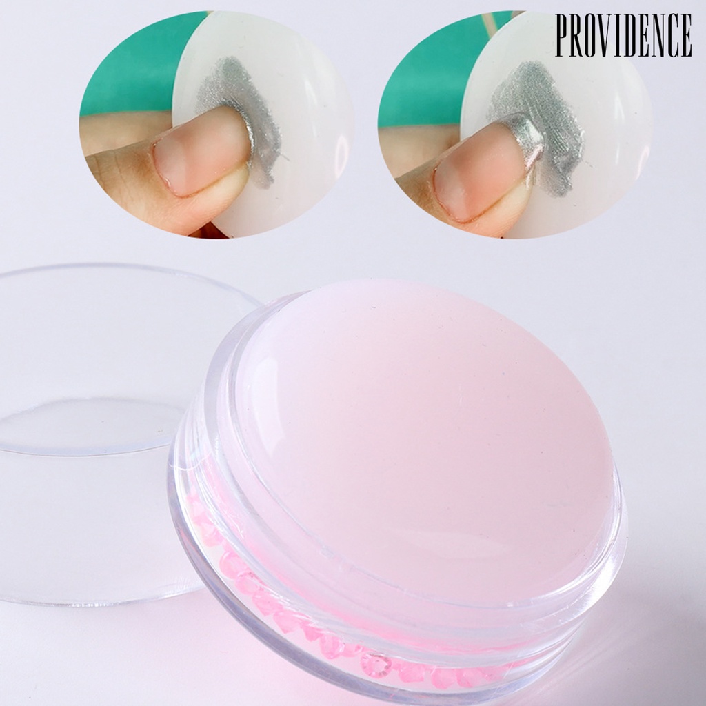 Providence Nail Seal Non-Deformed Detachable Lightweight Round Silicone Transparent Soft Stamper for Manicure