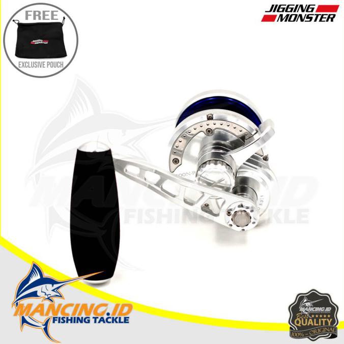 Fishing Reel Jigging Monster Ocean Pro 600 - R Silver/Black