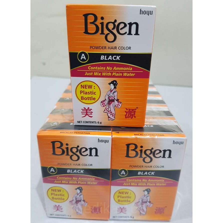 BIGEN POWDER HAIR COLOR/PEWARNA RAMBUT BUBUK