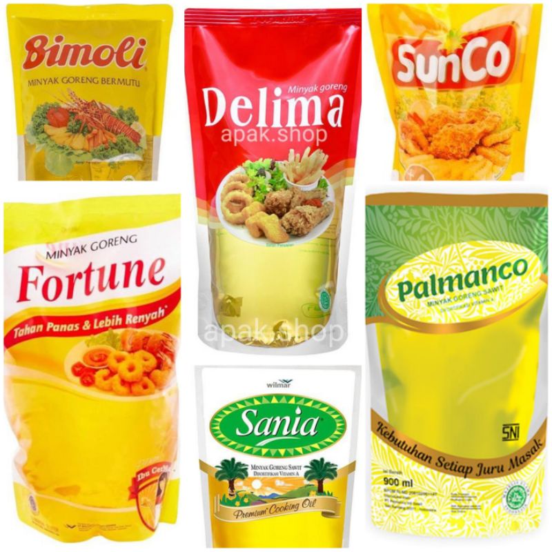 

MINYAK GORENG 1 LITER Sanco & Bimoli