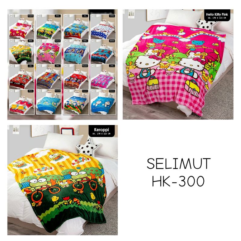 Selimut Tebal motif tebal Karakter keren/selimut bulu Halus