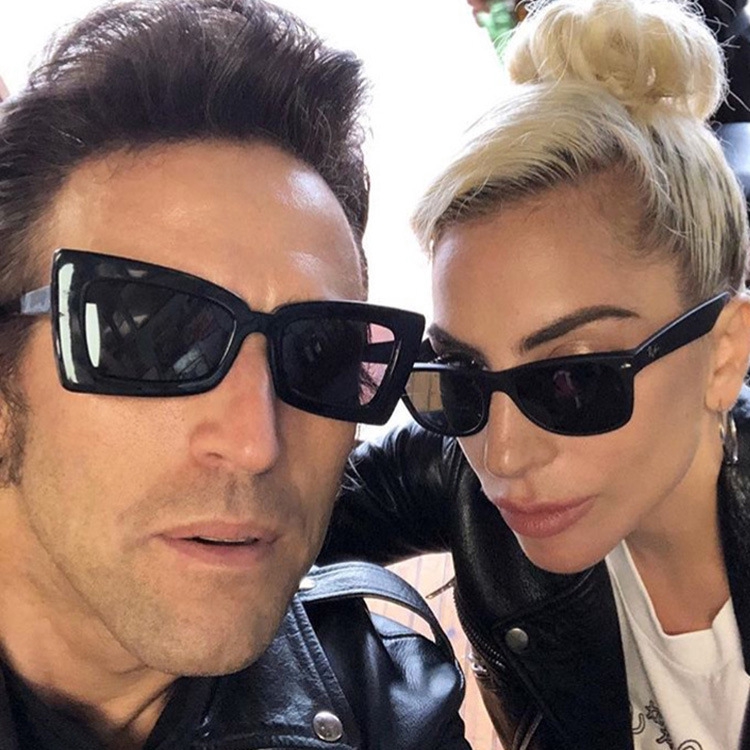 European and American trend retro street shooting ins fashion men's and women's sunglasses