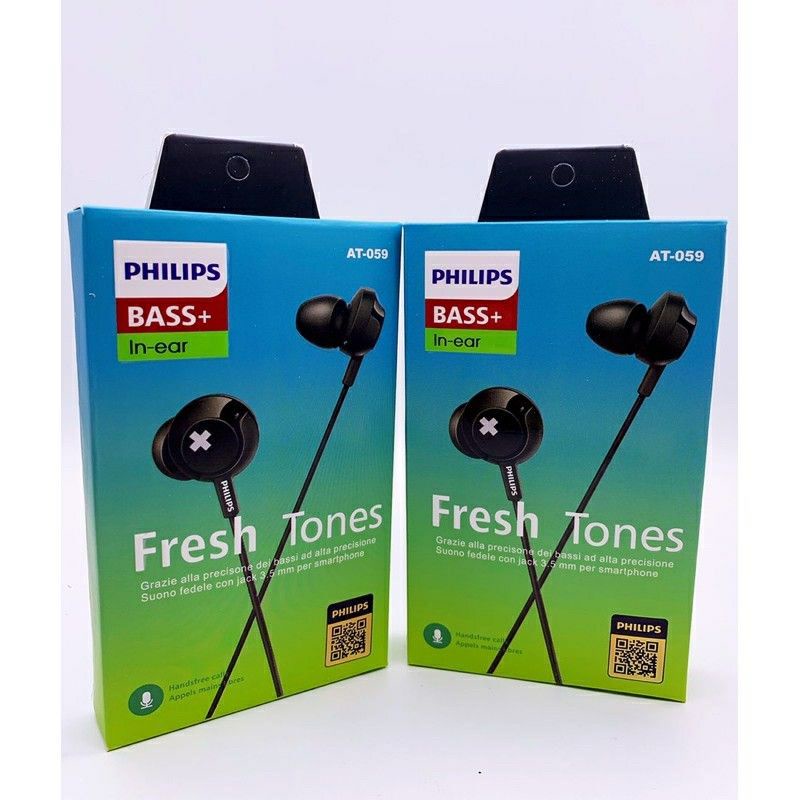 HF HEADSET/EARPHONE PHILIPS AT-059 SUPER BASS + PACK IMPORT