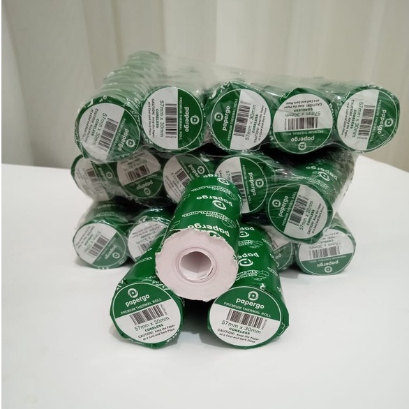 [MIN ORDER 10 ROLL] KERTAS THERMAL MINI PRINTER BLUETOOTH 58x30/58x31/57x30/57x31 HITAM/KASIR/STRUK OTANI 58MM-6