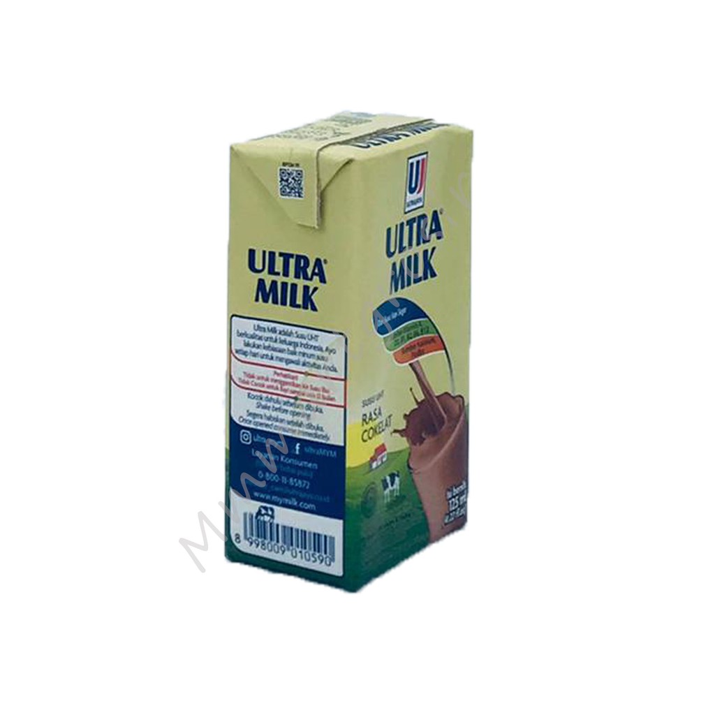 Ultra Milk / Susu UHT / Rasa Coklat / 125ml/200ml