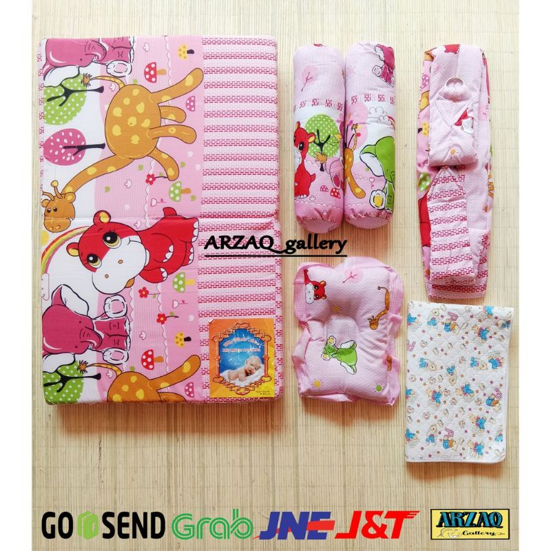 Kasur bayi lipat my baby love 6in1-matras bayi+gendongan paket komplit