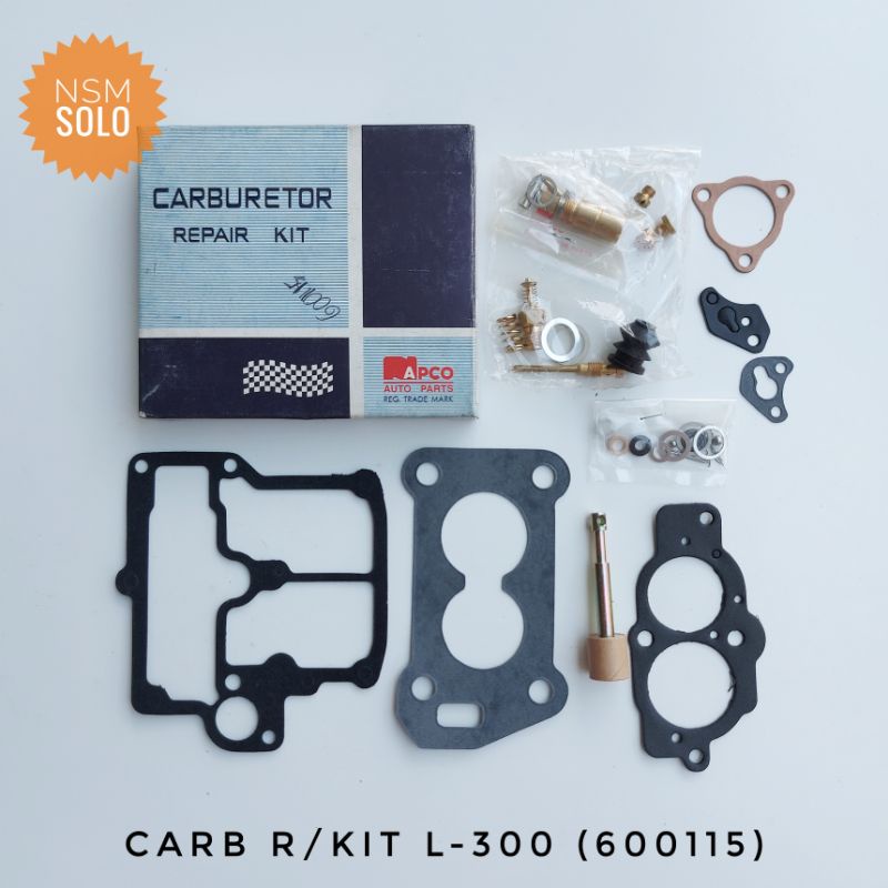Carburetor Carb Karburator Repair Kit Mitsubishi L300 L 300 Bensin Merk Napco Jepang Original