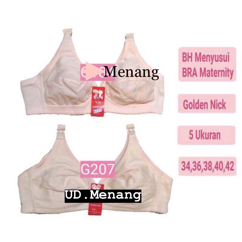 BH Menyusui Golden Nick | BRA Maternity Golden Nick Tipe G207 (Warna Krem) BRA MENYUSUI BISA PILIH SIZS