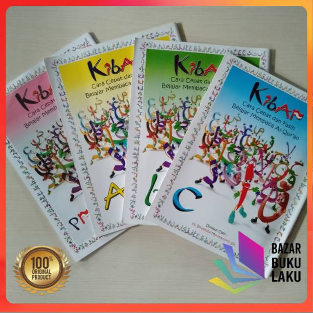 Paket Pra Kibar dan Kibar ABC edisi warna isi 4 buku