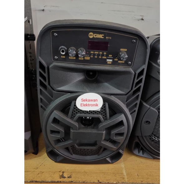 SPEAKER GMC SPEAKER PORTABLE GMC 897 G BLUETOOTH + 1 MIC WIRELESS