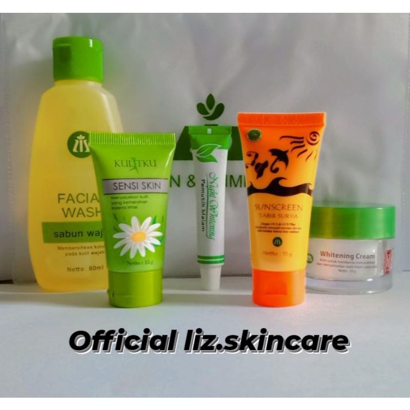 lis skincare paket lengkap flek hitam membandel