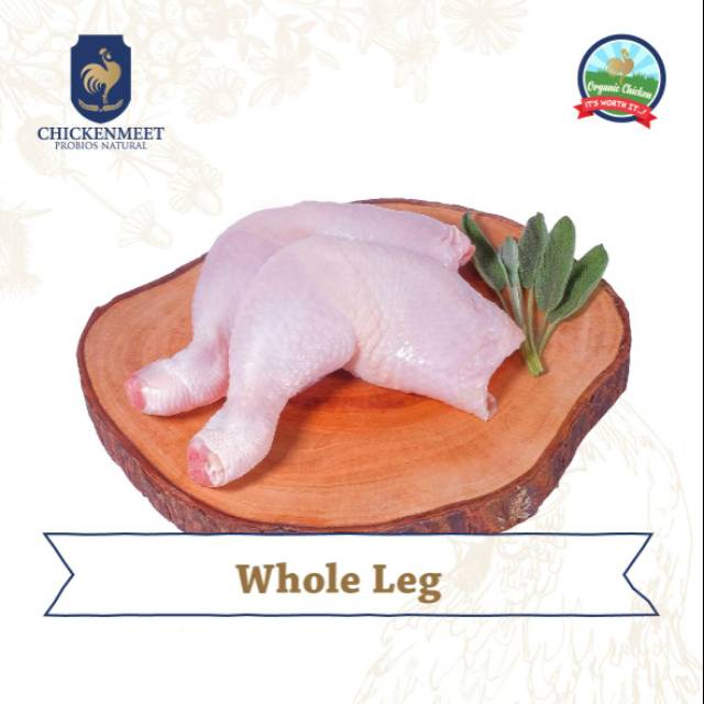 

CHICKENMEET - Whole leg 500gr (Paha ayam utuh - Ayam Organik)