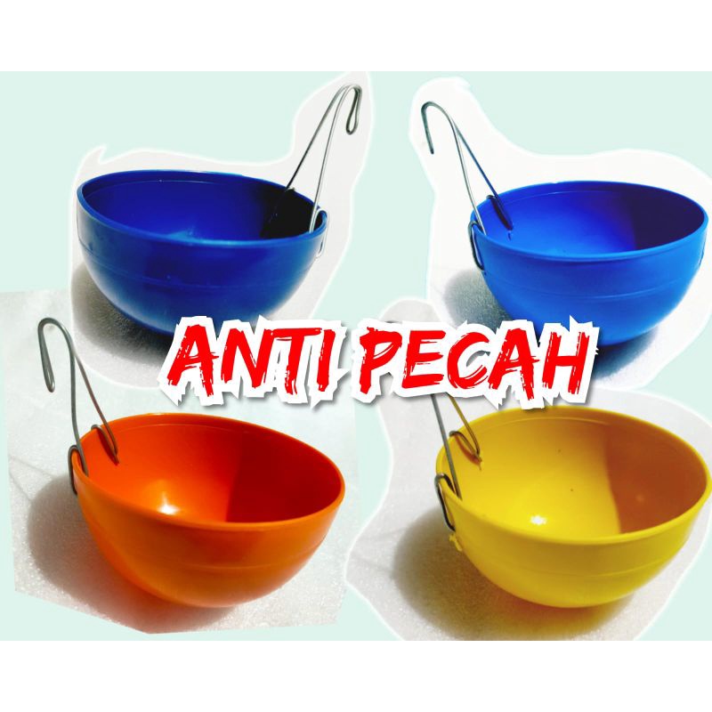 Batok Anti pecah new / tempat makan ayam / warna mix