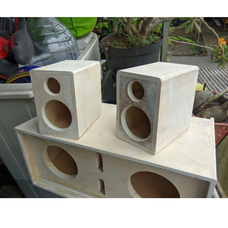 ㅱ Box speaker 2 way 4 inch + tweeter acr702/walet --- Harga per 1 pcs GREAT SALES 3288 ◘
