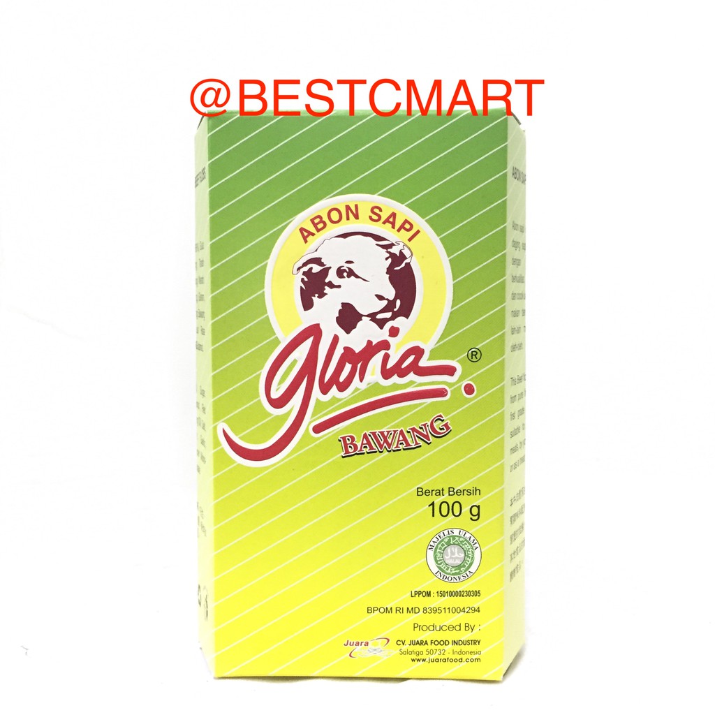 

ABON GLORIA SAPI BAWANG 100GR