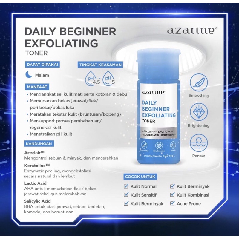 Azarine Daily Beginner Exfoliating Toner