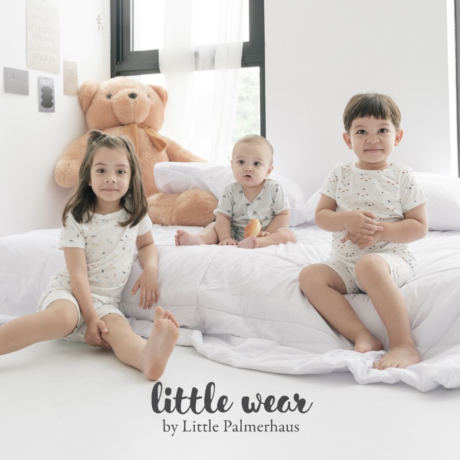 Little Wear Button Shoulder Long by Little Palmerhaus - Baju Bayi