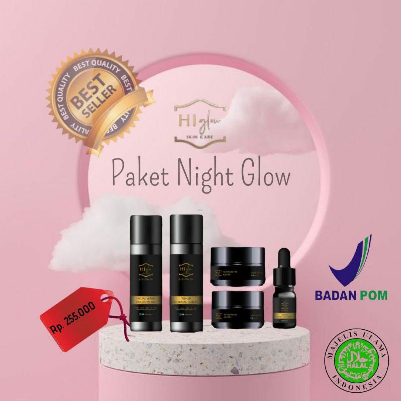 Hi Glow Ultimate Night Glow Untuk Kulit Normal & Flek Ringan