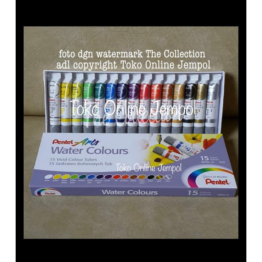 

Special Price Atk0319Pt 15 Warna Cat Air Pentel Wfrs 15 Watercolour Art Color