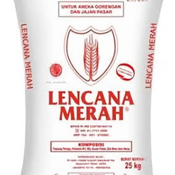 

GQ1A TEPUNG TERIGU LENCANA MERAH 25 KG(VIA GOSEND) 7CJA