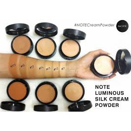note cosmetics luminious silk compact powder