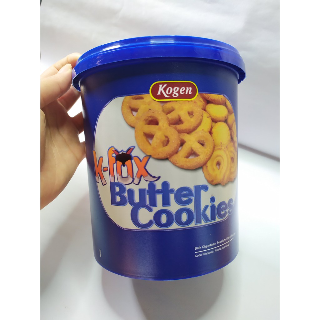 

Kogen K-Fox Butter Cookies 300 gr - toples biru