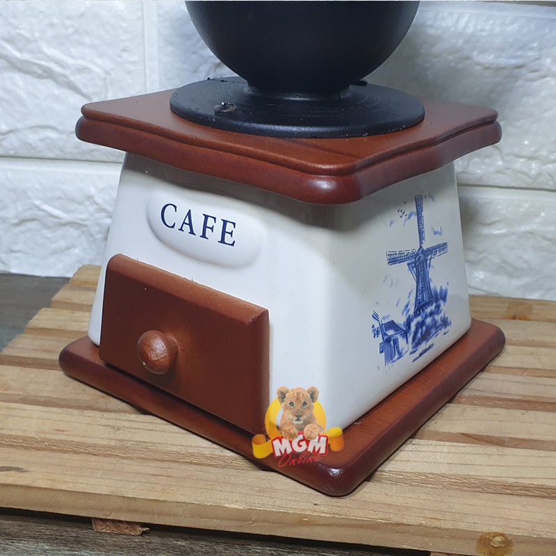 Gilingan Kopi manual motif Holland Mill Manual Coffee Grinder TINGGI