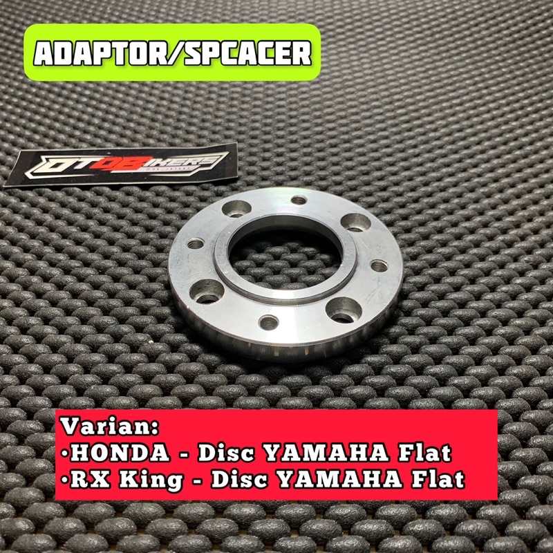 hsshop245 - Adaptor Spacer Piringan Cakram Flat Tromol Depan RX King / Supra X / Karisma / Satria