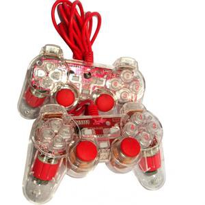 STIK/JOYSTICK/GAMEPAD K-ONE TRANSPARAN DOUBLE MERAH