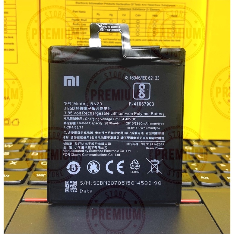 BATERAI BATRE BATTERY XIAOMI Mi 5C BN20 - BATTERY NEW