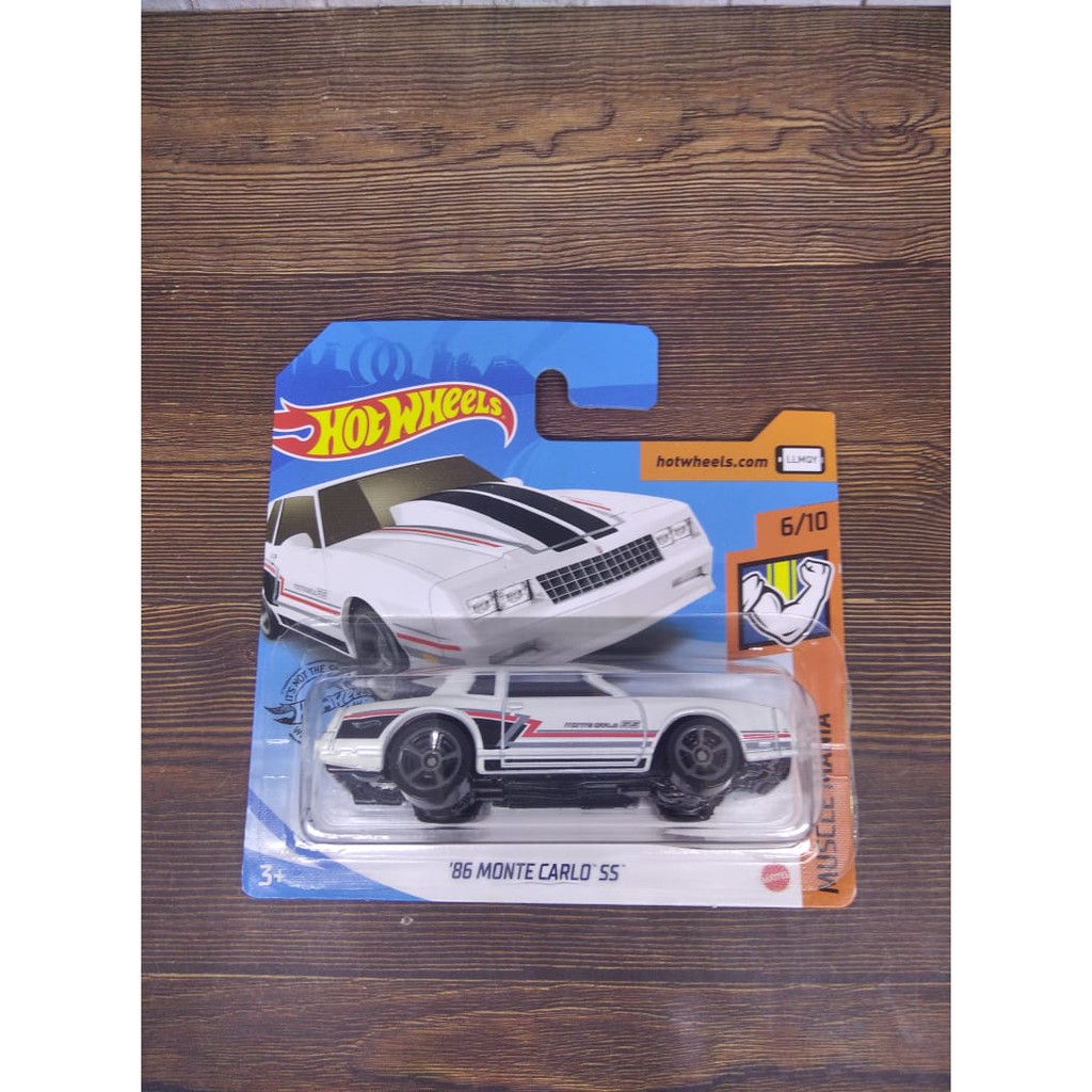 Hot Wheels 86 Monte Carlo SS HW Short Card Muscle Mania 6/10