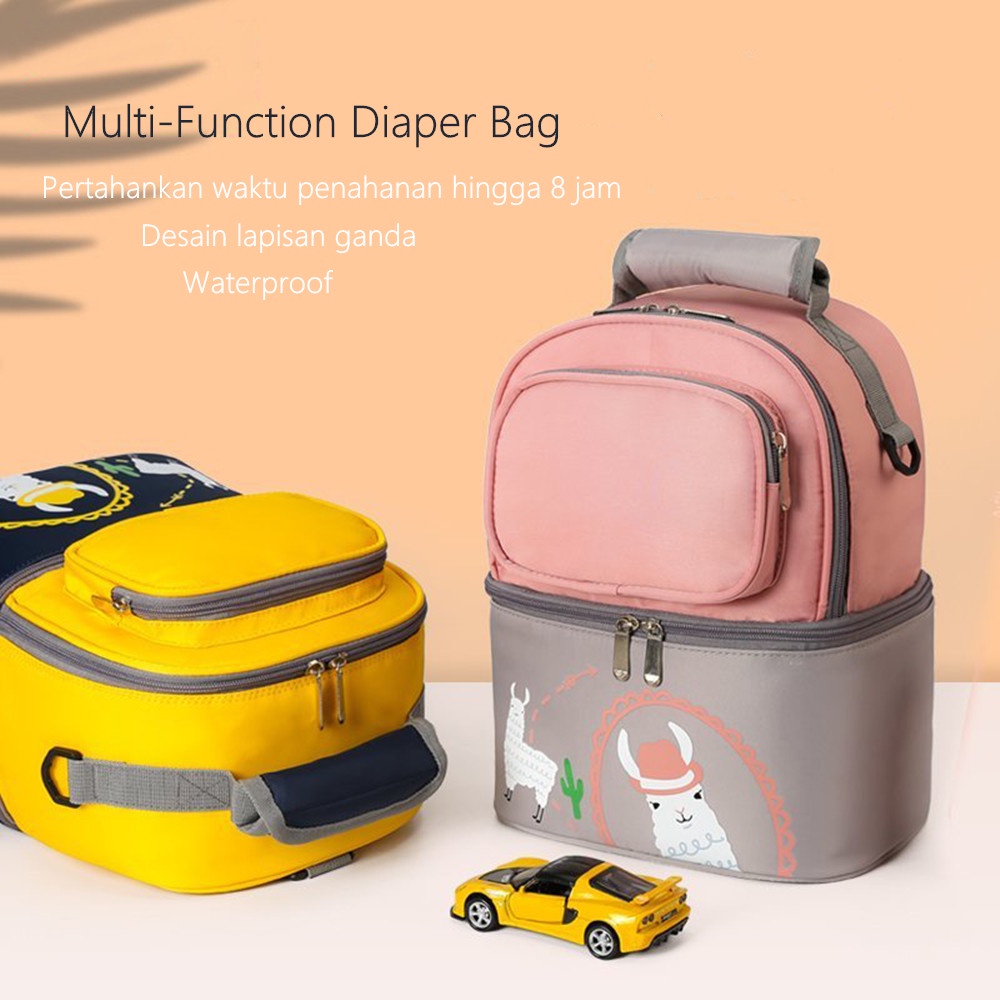 Halobaby Tas Bayi Multifungsi / Tas Perlengkapan/Diaper Bag double layer