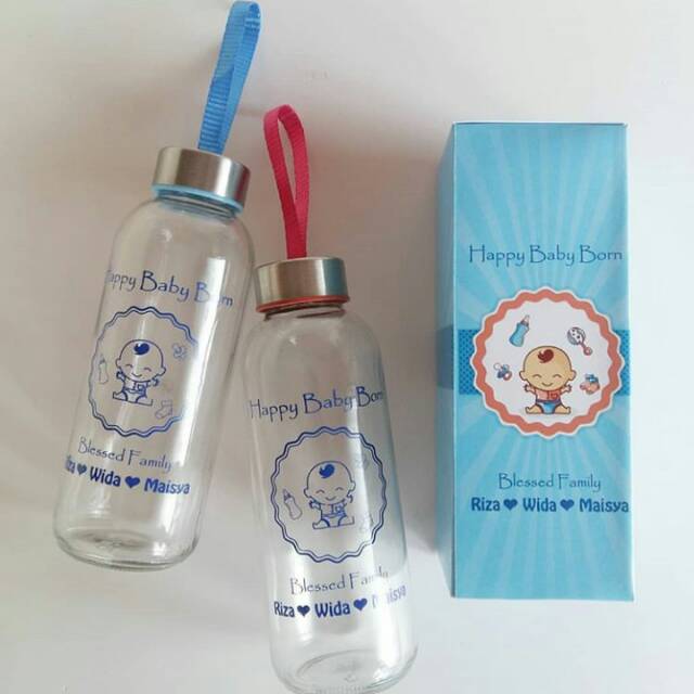 

BOTOL KACA SOUVENIR + BOX TERMURAH SE SHOPEE