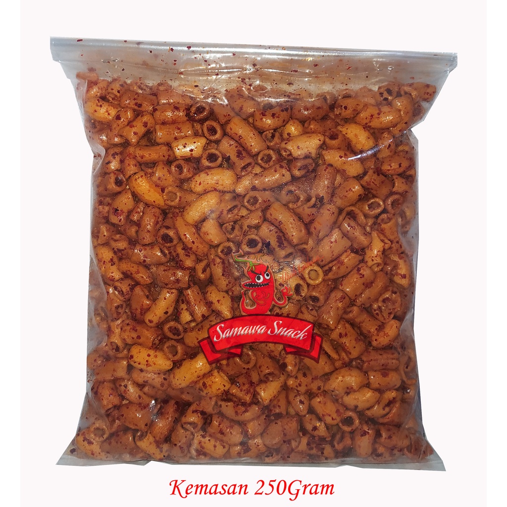 

Seblak makaroni bantet rasa pedas kemasan 250 gram