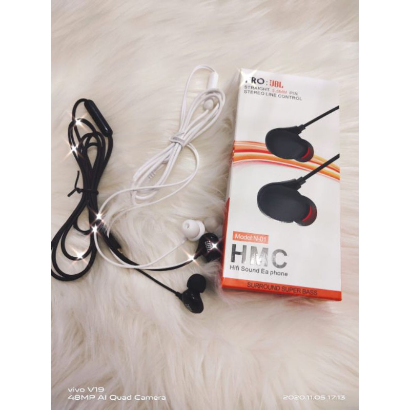 Hf Handsfree Headset Brand JBL HMC N01 Super Bass