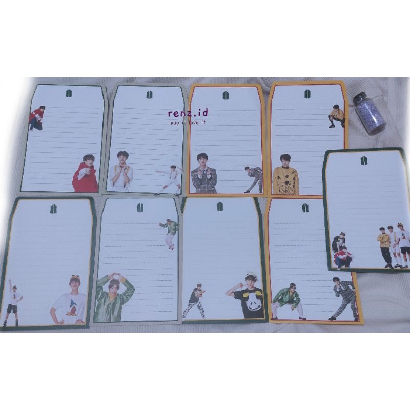 BTS 5th army kit - postcard letter army kit 5th official