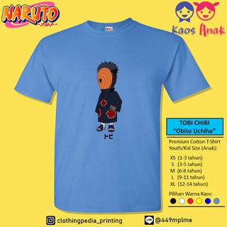 Kaos Baju Anak Tobi Akatsuki Chibi Obito Uchiha Naruto Boruto Imut Shopee Indonesia