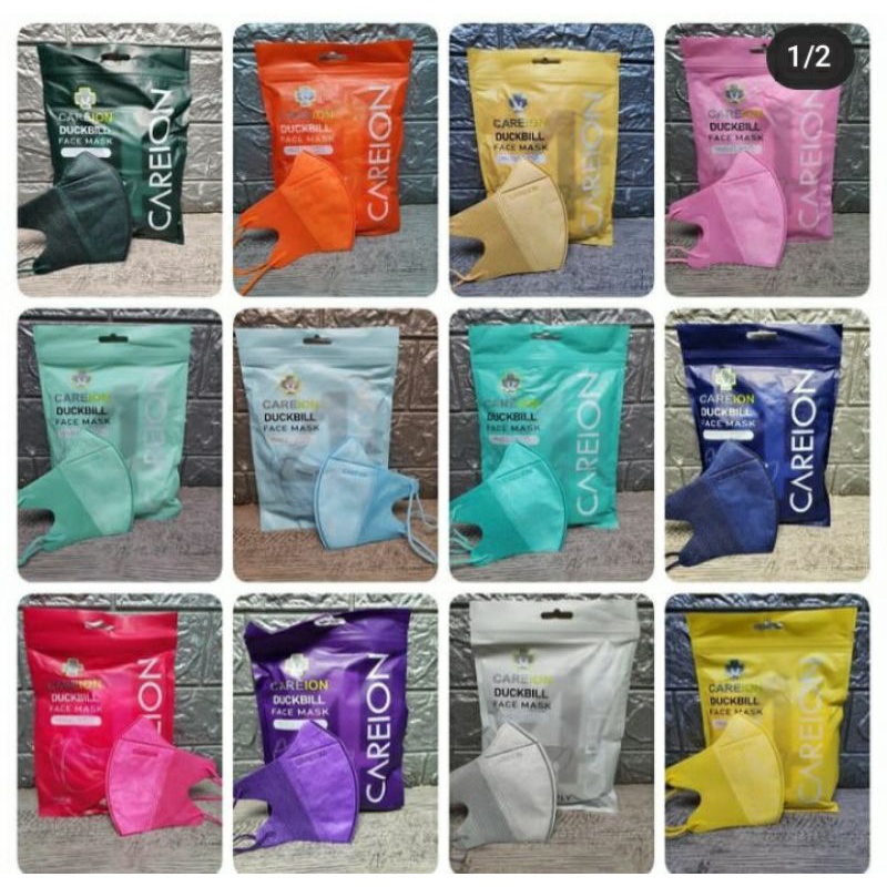 Masker Duckbill warna-warni