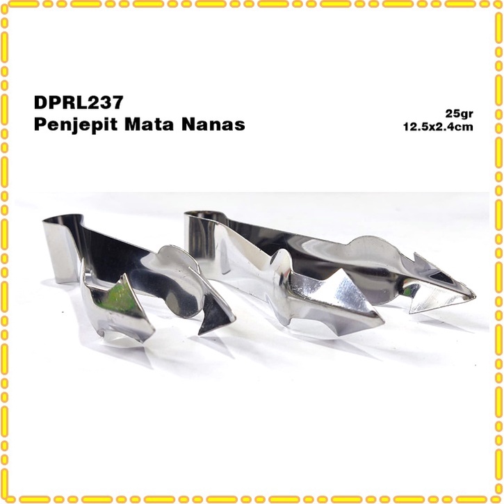 DPRL237  Penjepit/Capit/Pisau/Peeler Mata Nanas 25gr