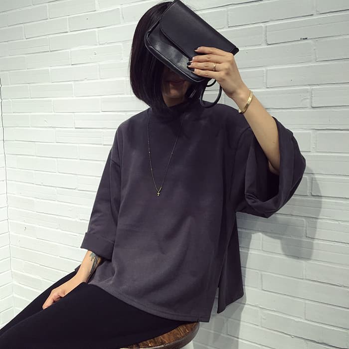 Dijual blouse putih fashion korea oversized sabrina koleksi import original Berkualitas