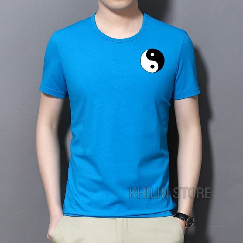 Kaos Yinyang baju Kaos Pria Distro Lengan Pendek Baju Atasan cowok Kaos Cowok Distro