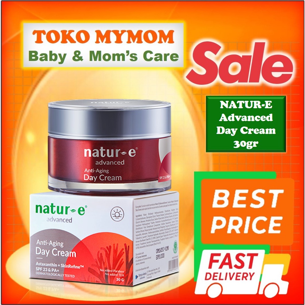 [BPOM] Natur-E Advanced Anti Aging Day Cream 30gr / Natur E Advance / Krim Wajah / Krim Siang / MY MOM
