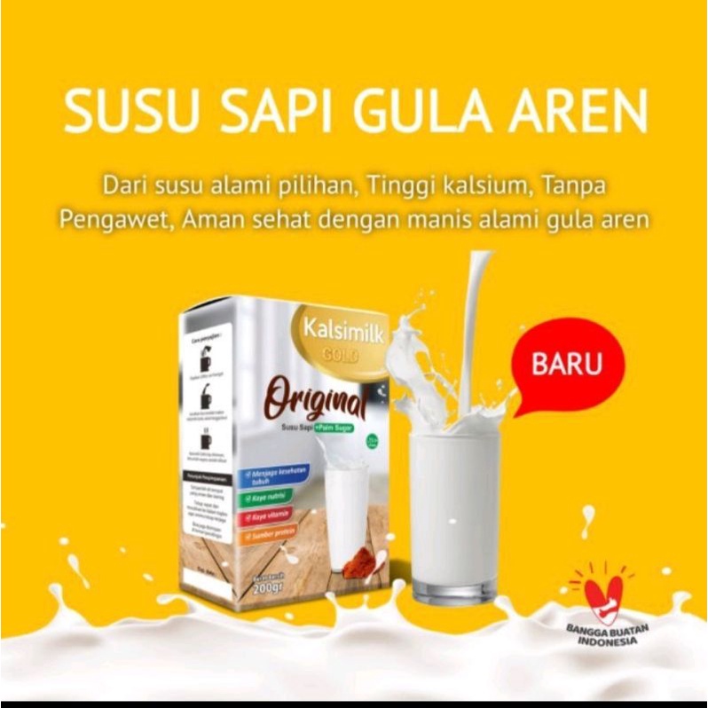 

KALSIMILK GOLD SUSU SAPI PENAMBAH NAFSU MAKAN ANAK