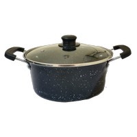 Panci Kuah GSE 24cm / Panci Marble / Panci 24cm tutup kaca