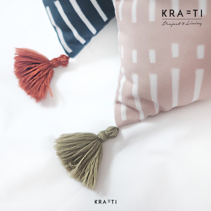 Sofa-Bantal- Bantal Sofa / Bantal Motif Abstract / Bantal 30X50Cm (Sarung + Bantal) - Creme, Sarung