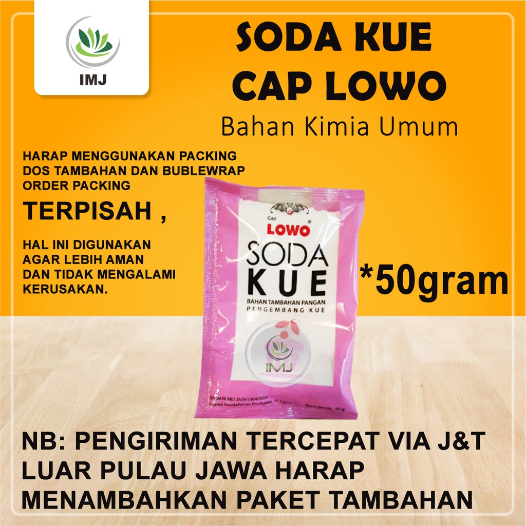 

Sodium Bicarbonate Soda Kue Kemasan 50gr