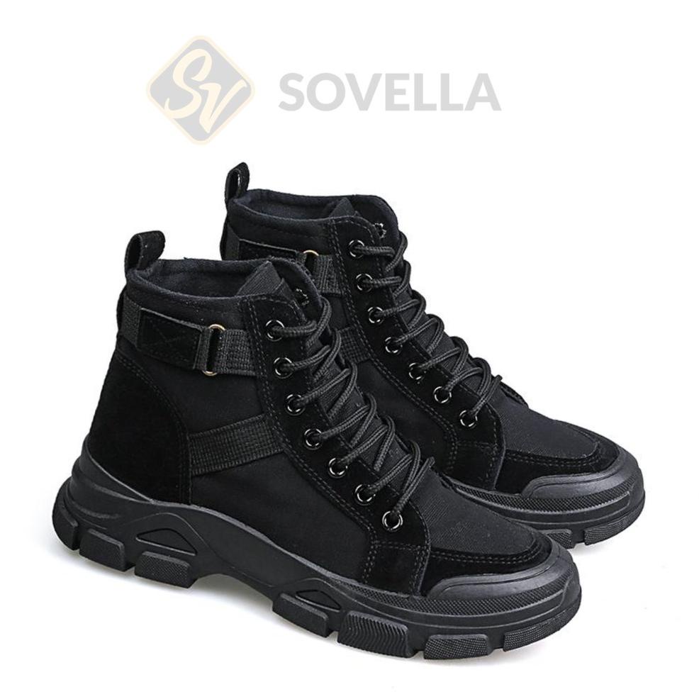 4R1 SOVELLA Lizza Sneakers Sepatu Wanita Tali Import Sport